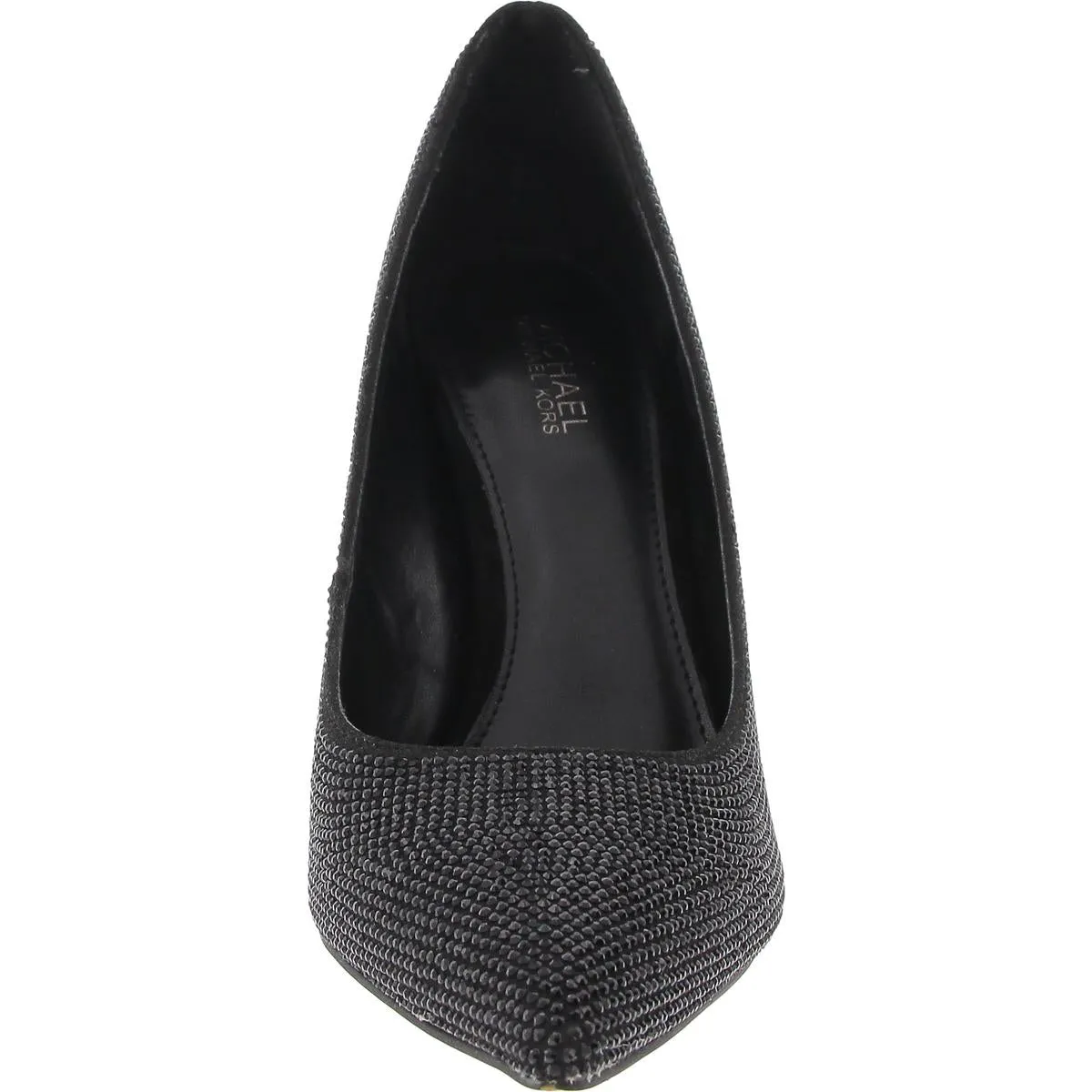 MAXINE Womens Rhinestone Manmade Block Heels