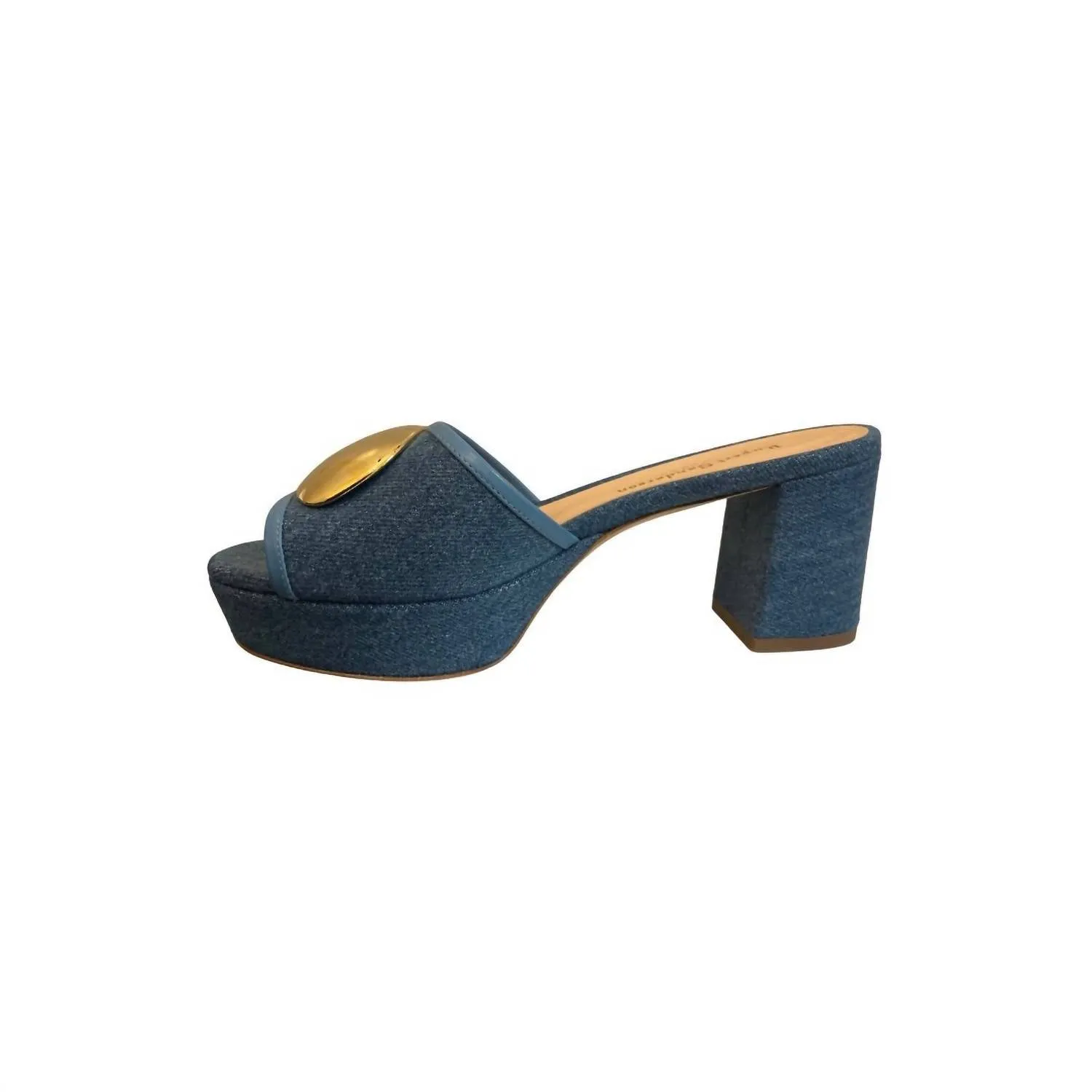 Merapi Denim Gold Chrome In Indigo Blue