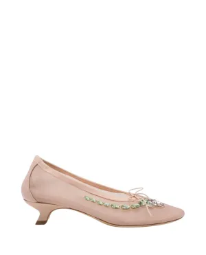 Mesh Ballerina Heel