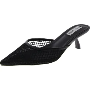 Micki Womens Mesh Mule Kitten Heels