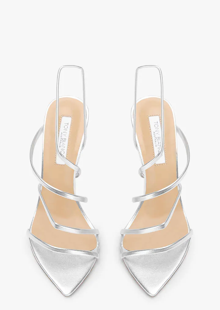 Milana Silver Nappa Metallic