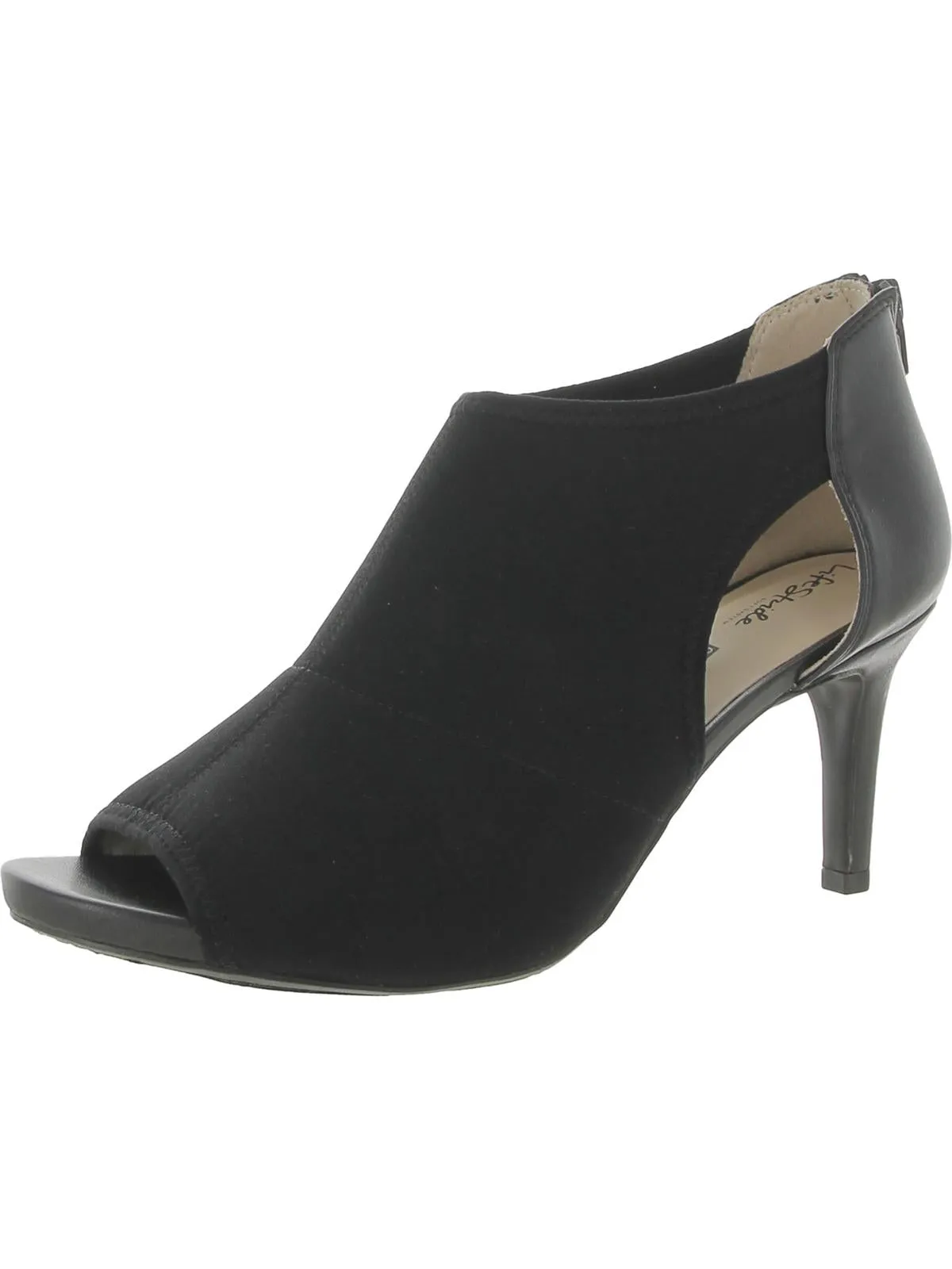 MOD Womens Open Toe Zipper Pumps