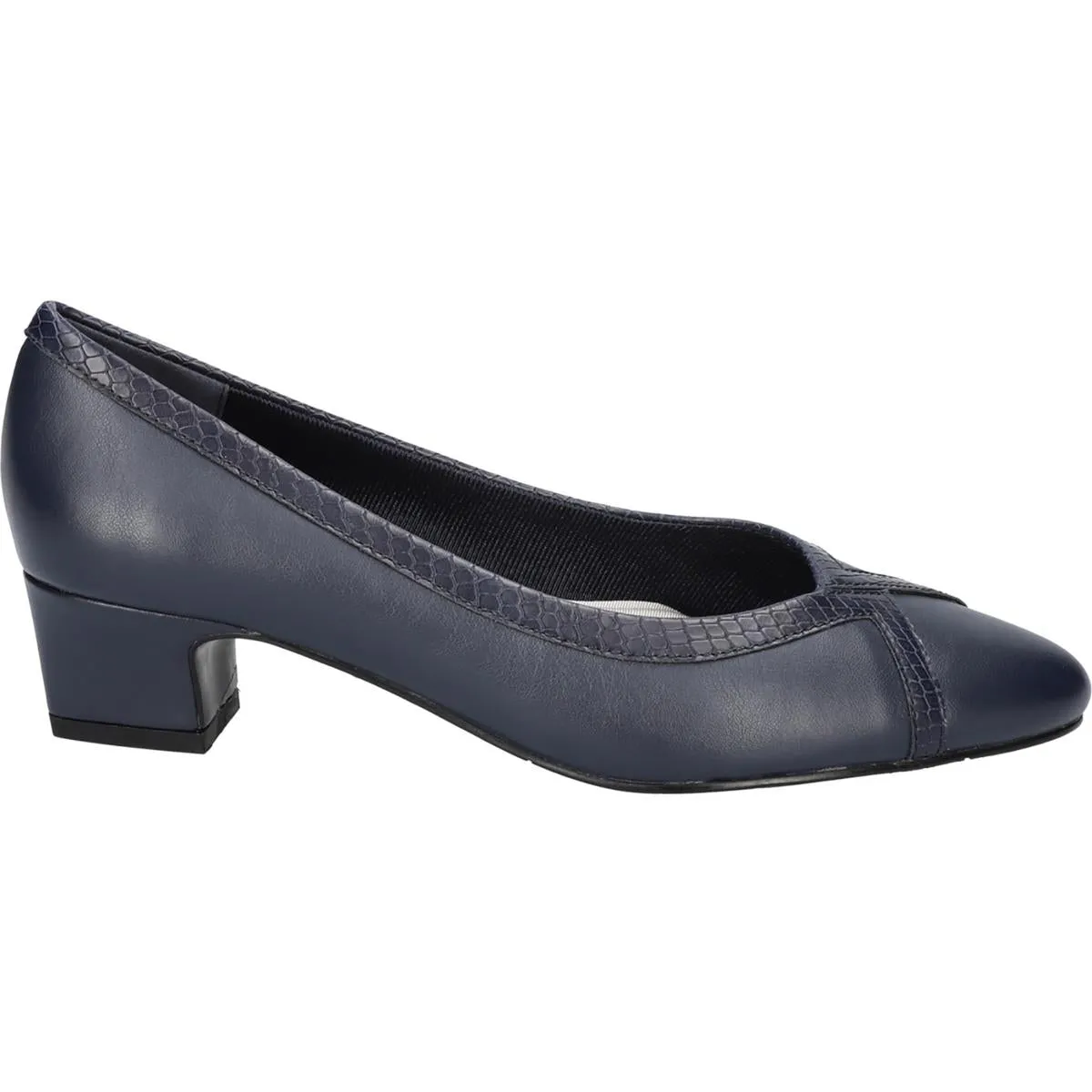 MYRTLE Womens Faux leather Almond Toe Pumps