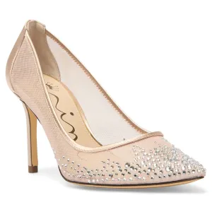 Nalia Heel in Pearl Rose Crystal