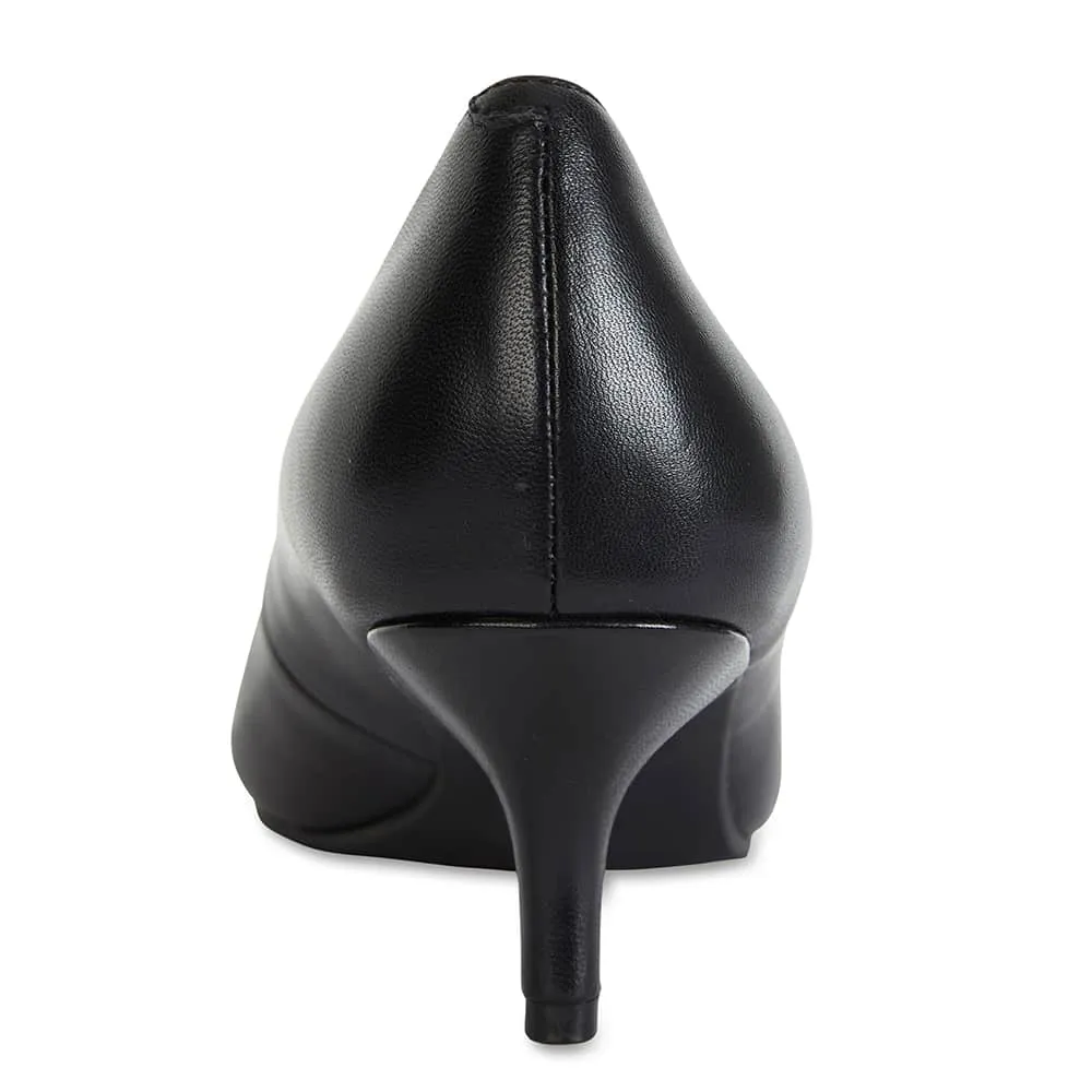 Natasha Heel in Black Leather
