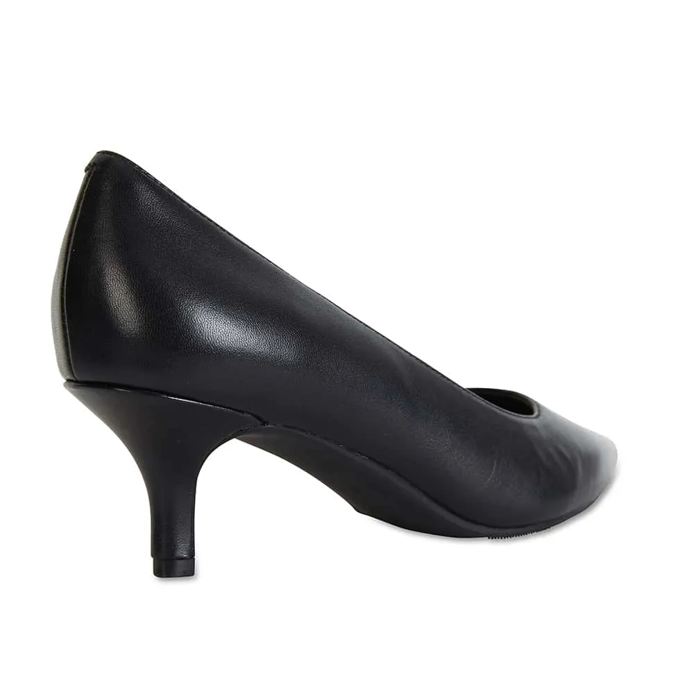 Natasha Heel in Black Leather