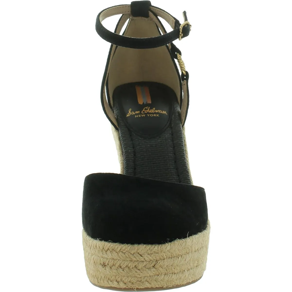 Nati Womens Suede Ankle Strap Espadrille Heels