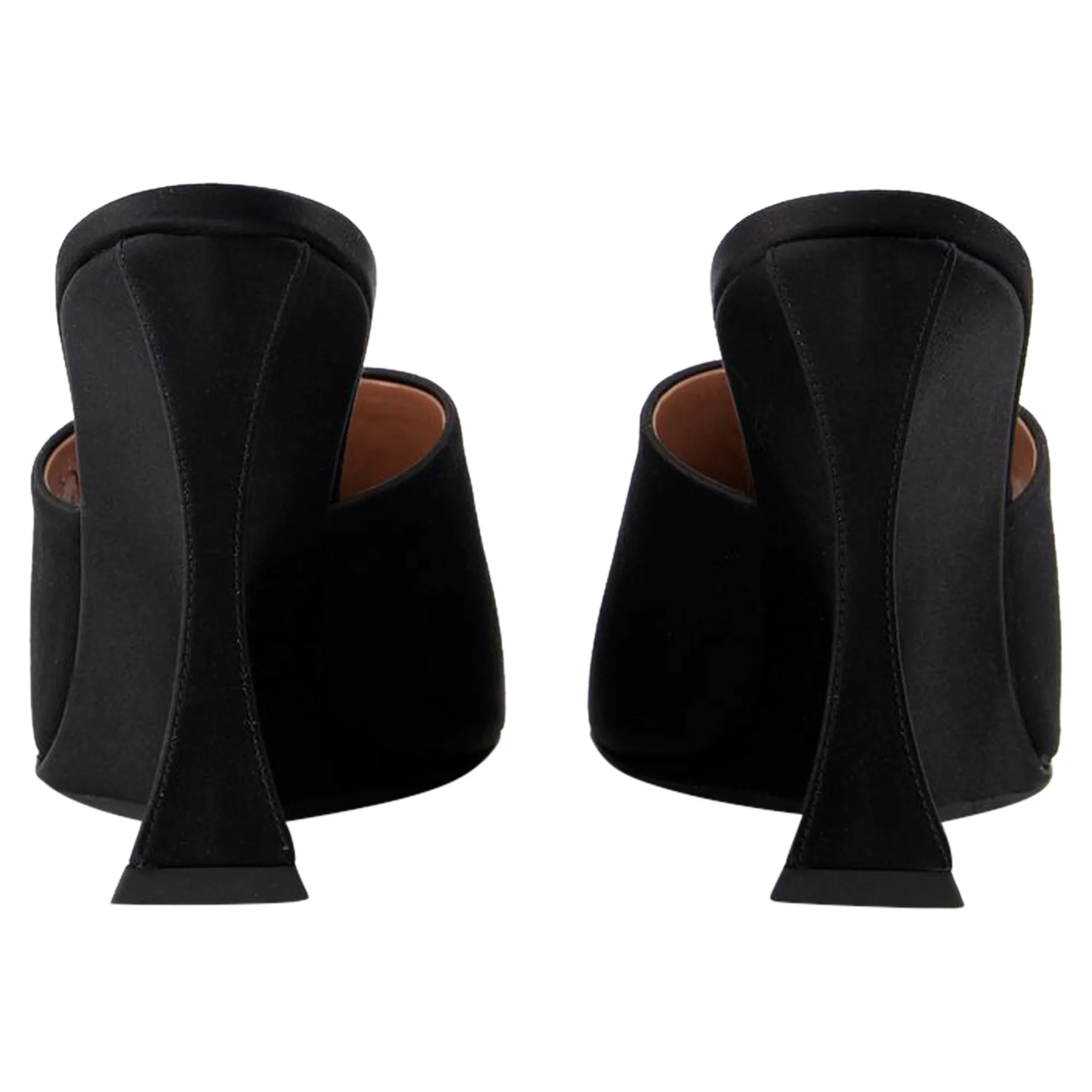 Nina Court shoes - Paris Texas - Silk - Black