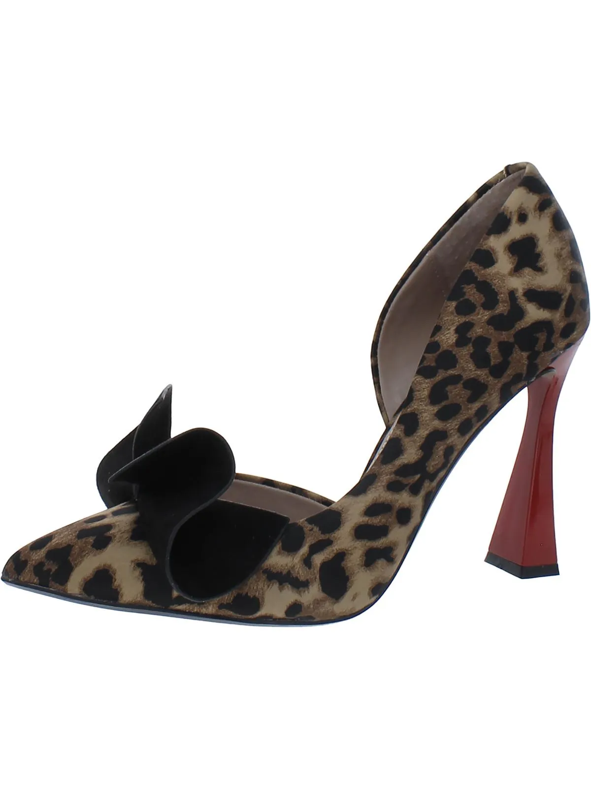 Nobble Womens Glitter Bow D'Orsay Heels
