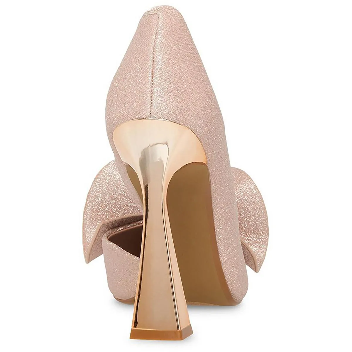 Nobble Womens Glitter Bow D'Orsay Heels