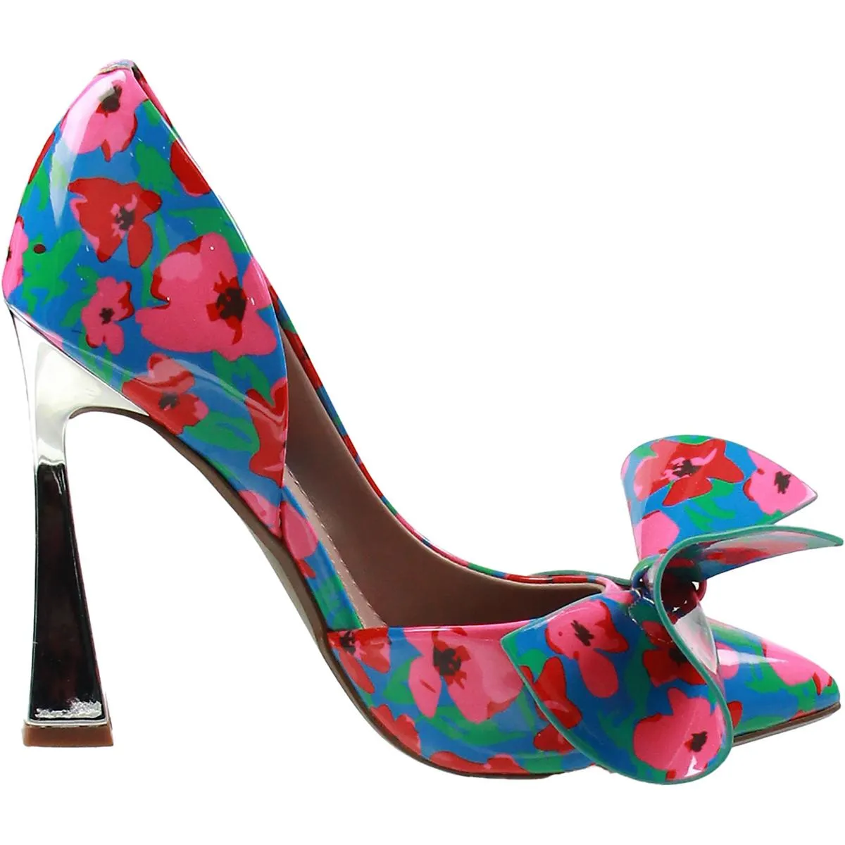 Nobble Womens Glitter Bow D'Orsay Heels