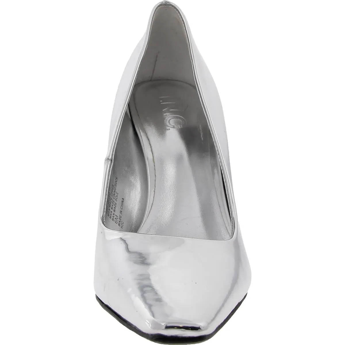 OAKLYNN Womens Metallic Manmade Pumps