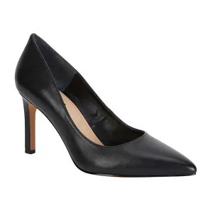 Octavia Heel in Black Leather