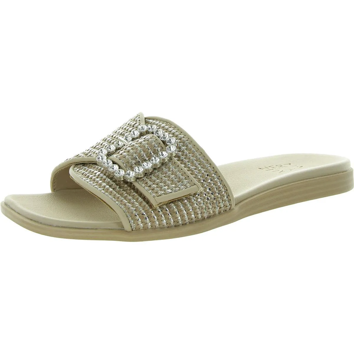 Olivia Womens Padded Insole Peep Toe Wedge Heels