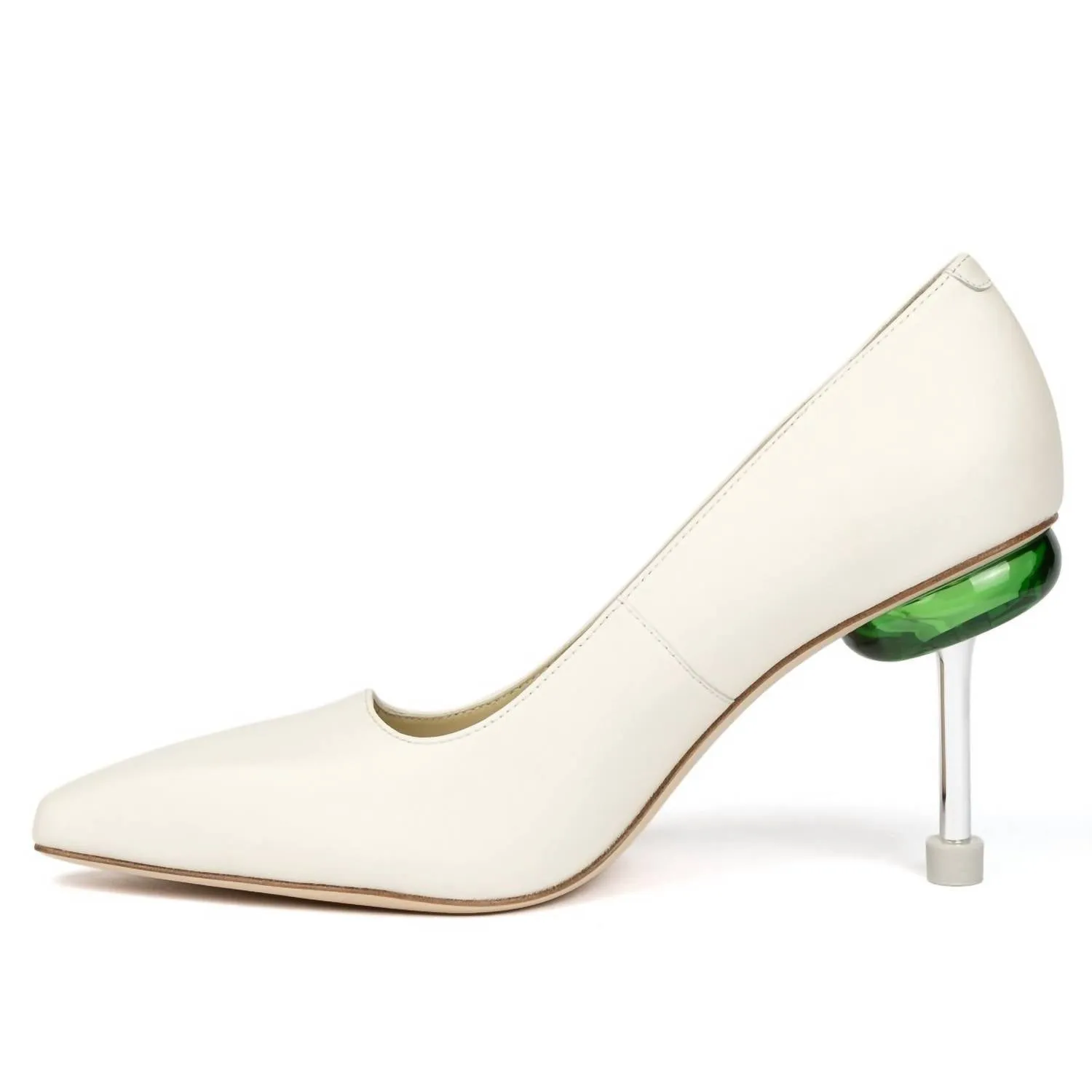 Osha Mora Hi Heels Sandal In Ivory