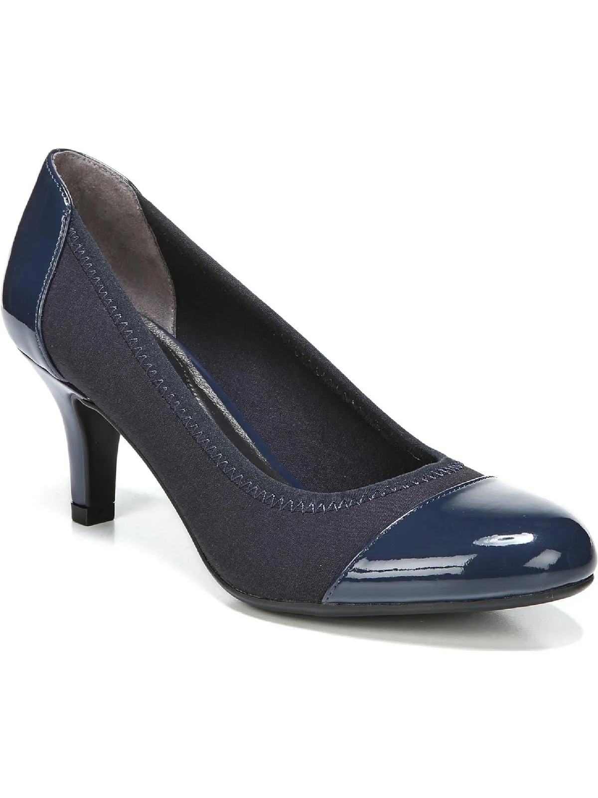 Parigi Womens Cushioned Footbed Almond Toe Pumps