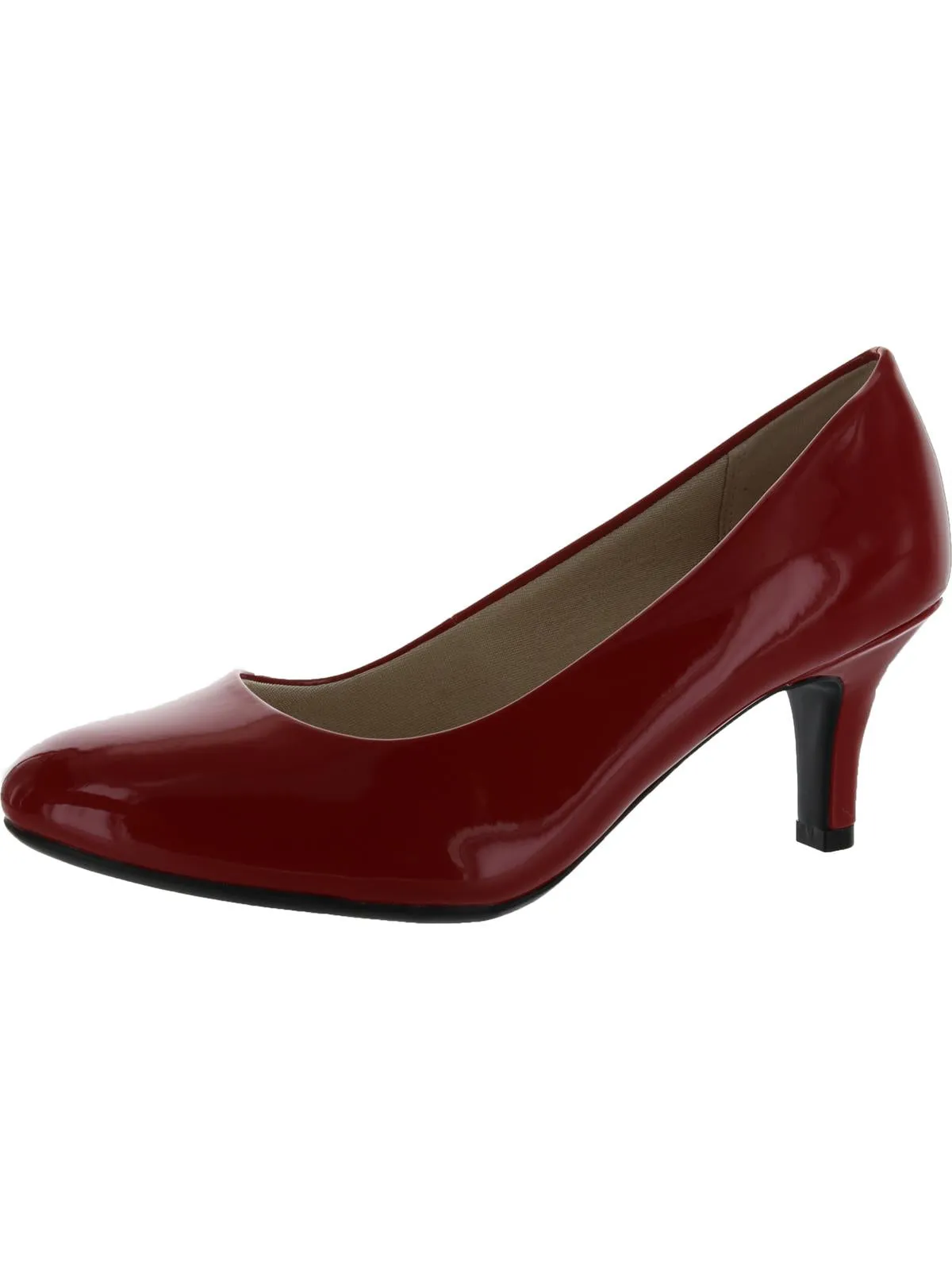 Parigi Womens Cushioned Footbed Almond Toe Pumps