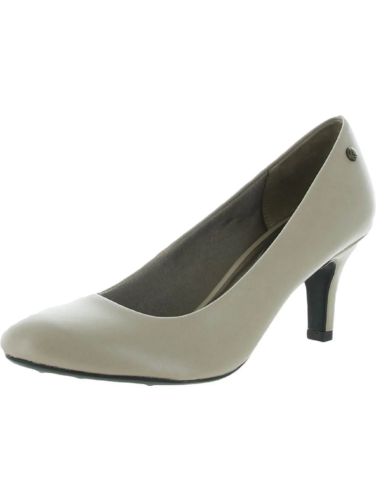 Parigi Womens Cushioned Footbed Almond Toe Pumps