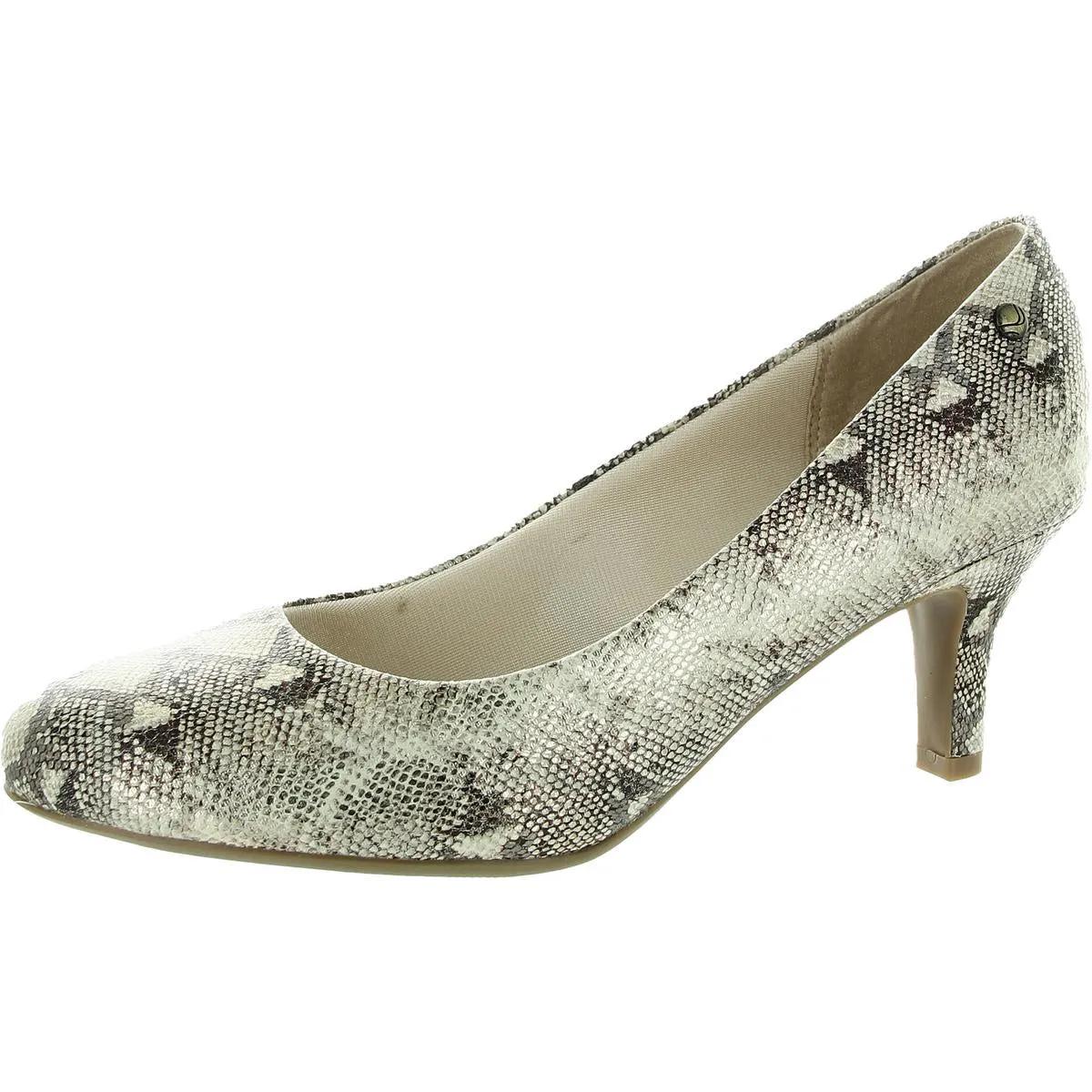 Parigi Womens Cushioned Footbed Almond Toe Pumps