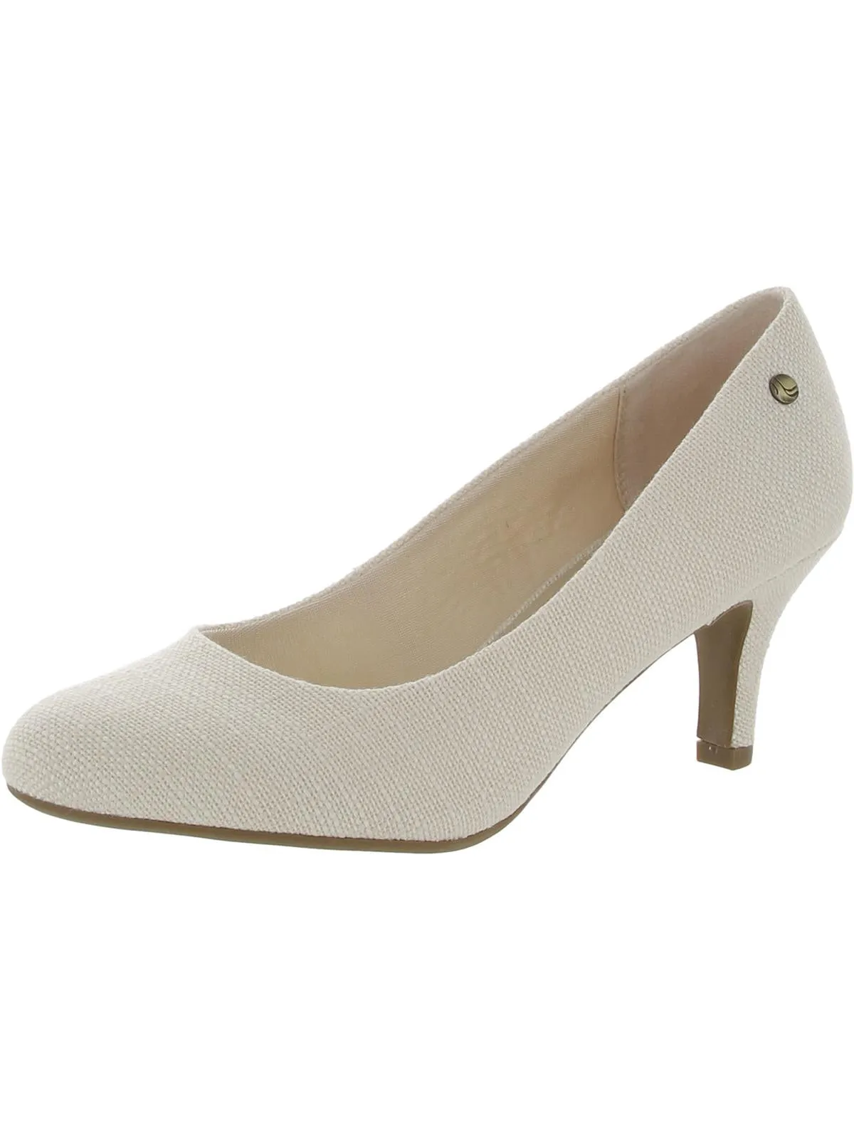 Parigi Womens Cushioned Footbed Almond Toe Pumps