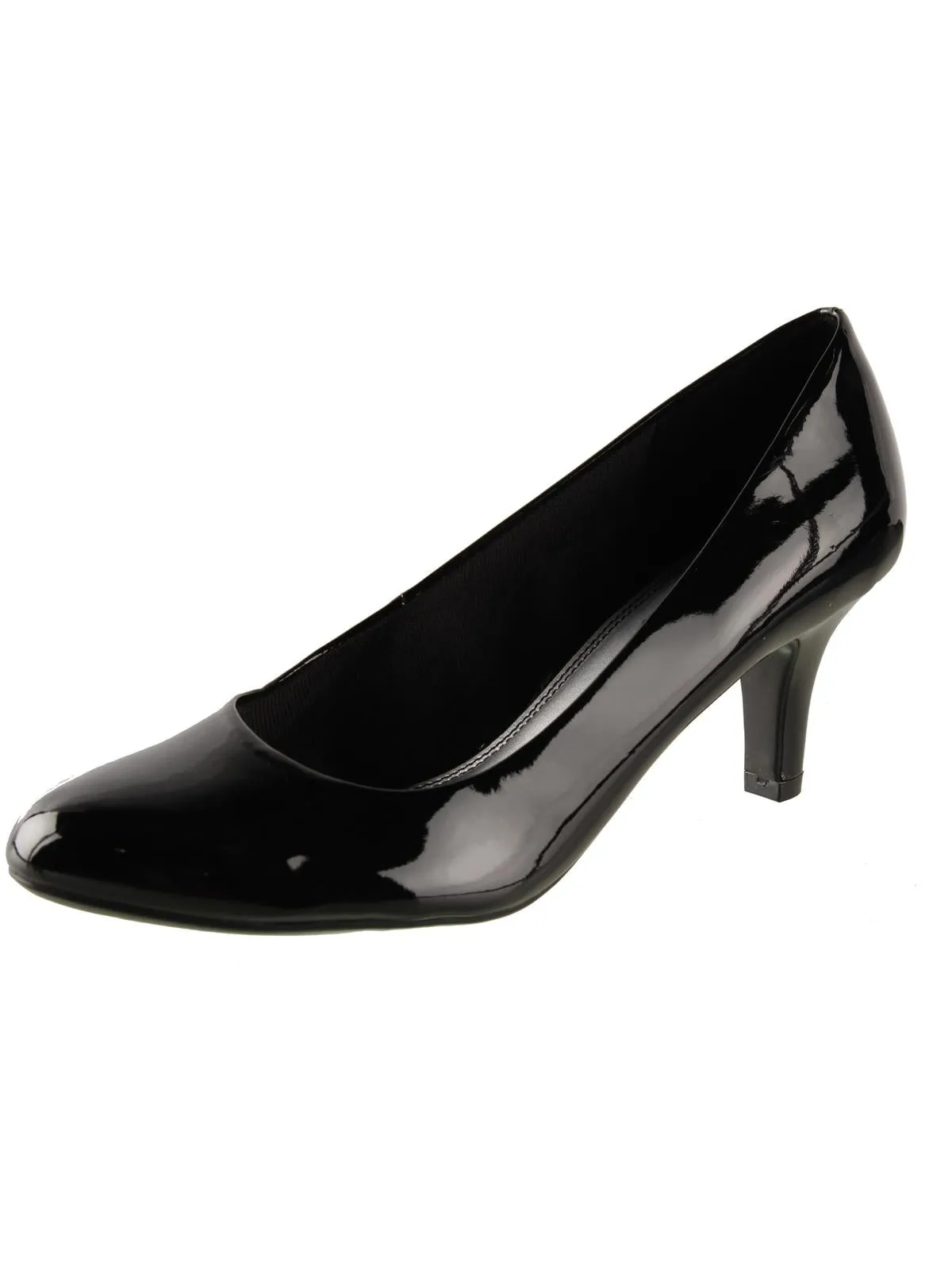 Parigi Womens Cushioned Footbed Almond Toe Pumps