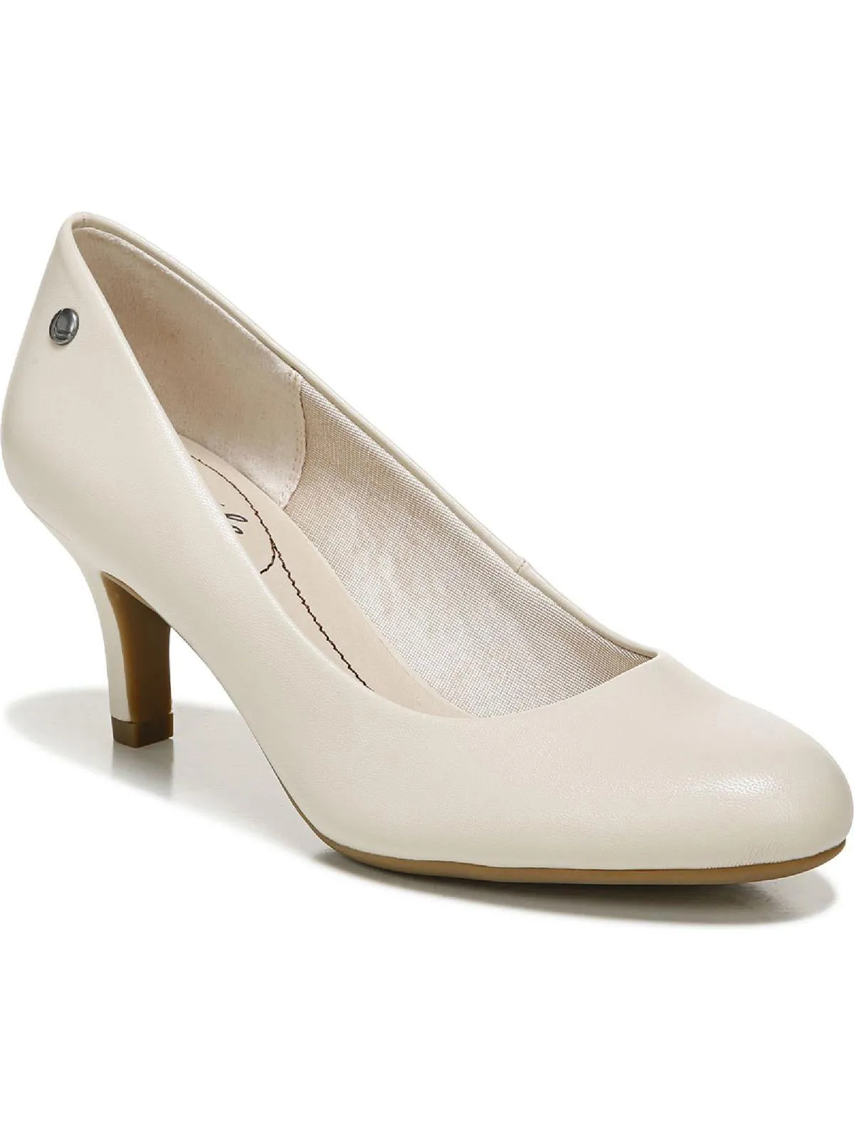 Parigi Womens Cushioned Footbed Almond Toe Pumps