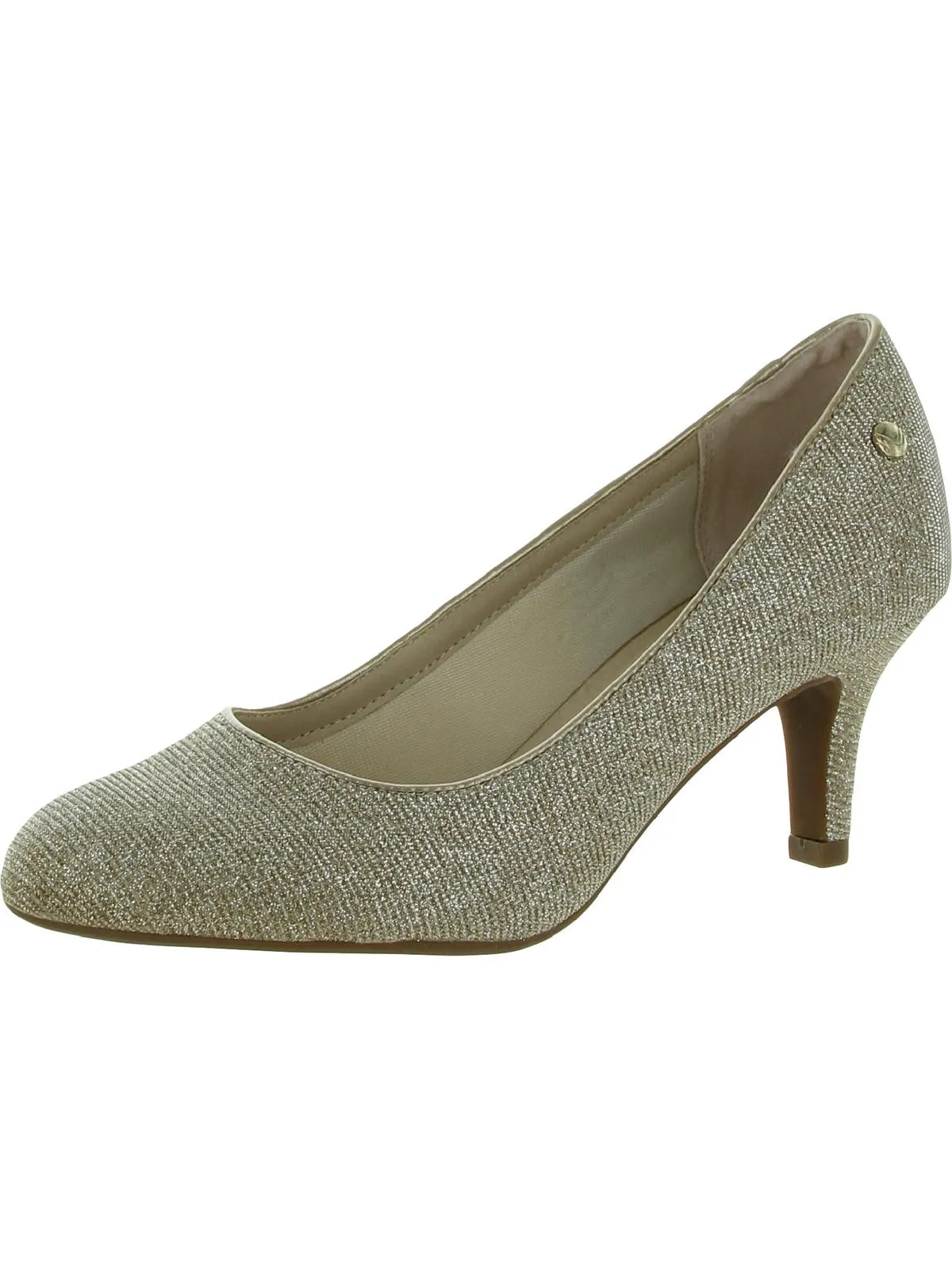 Parigi Womens Cushioned Footbed Almond Toe Pumps