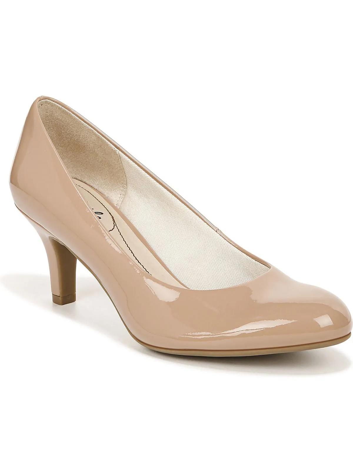 Parigi Womens Cushioned Footbed Almond Toe Pumps