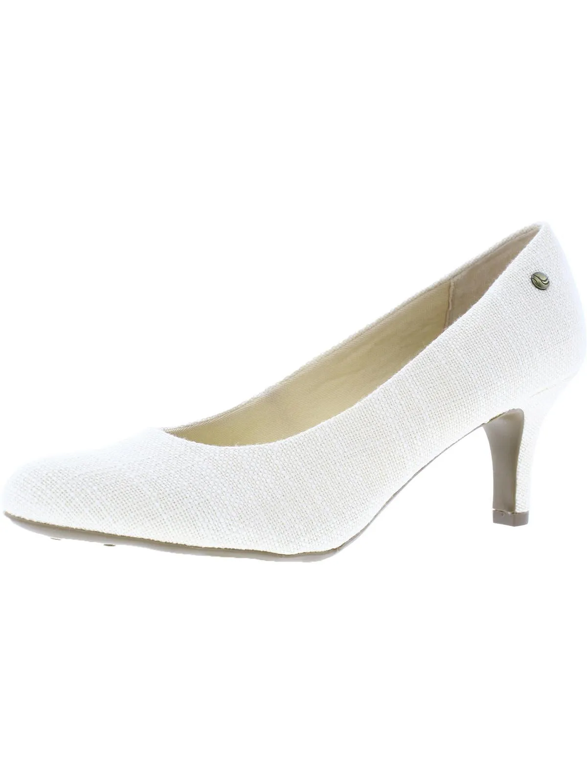 Parigi Womens Cushioned Footbed Almond Toe Pumps