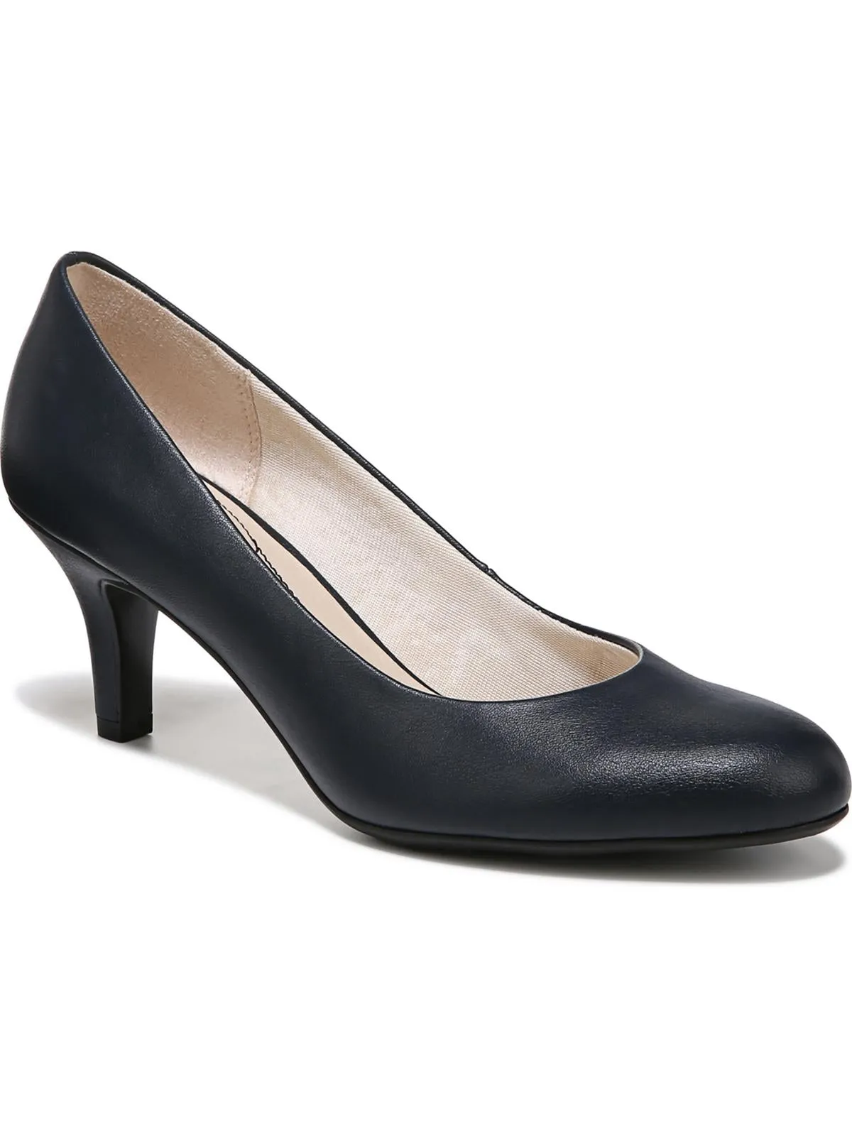 Parigi Womens Cushioned Footbed Almond Toe Pumps