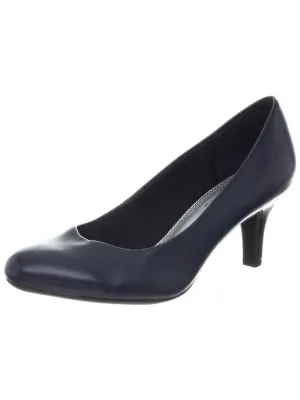 Parigi Womens Cushioned Footbed Almond Toe Pumps