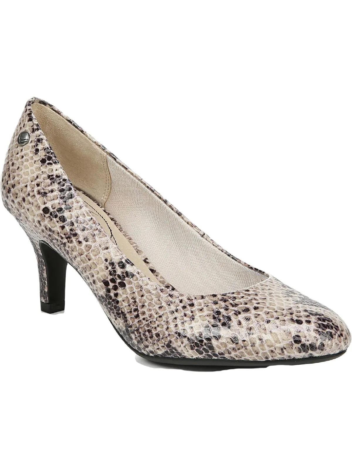 Parigi Womens Cushioned Footbed Almond Toe Pumps