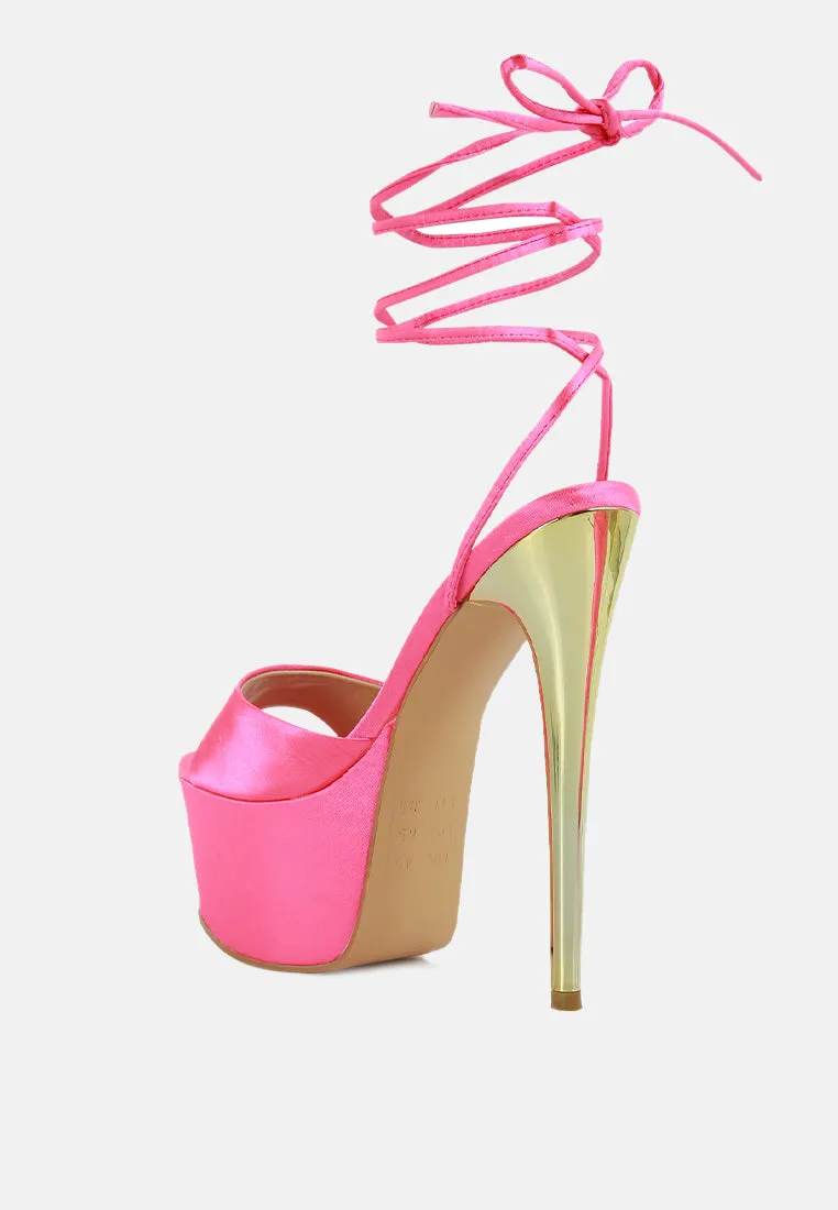 passion fruit dramatic platform lace-up heel sandals