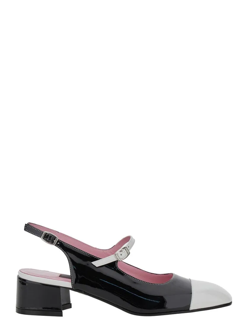 Patent Leather Slingback Pumps