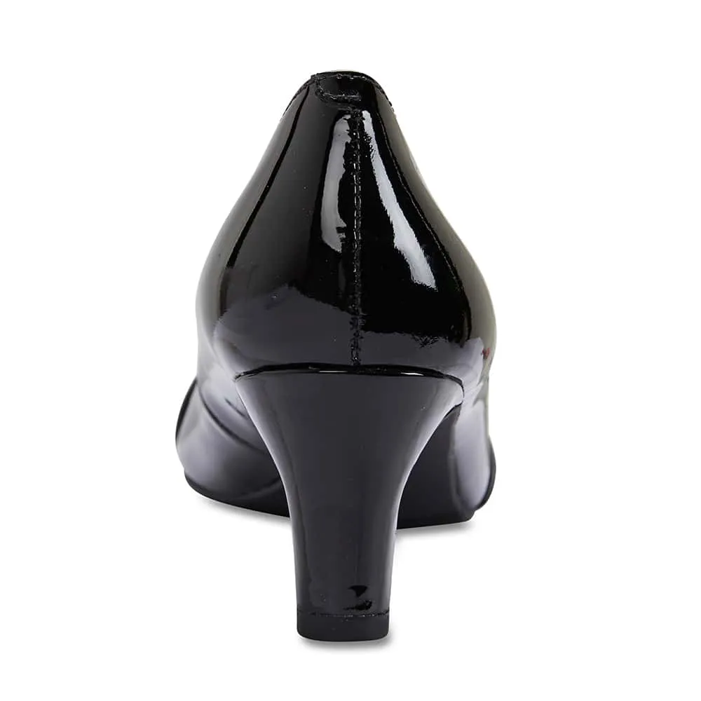 Paula Heel in Black Patent