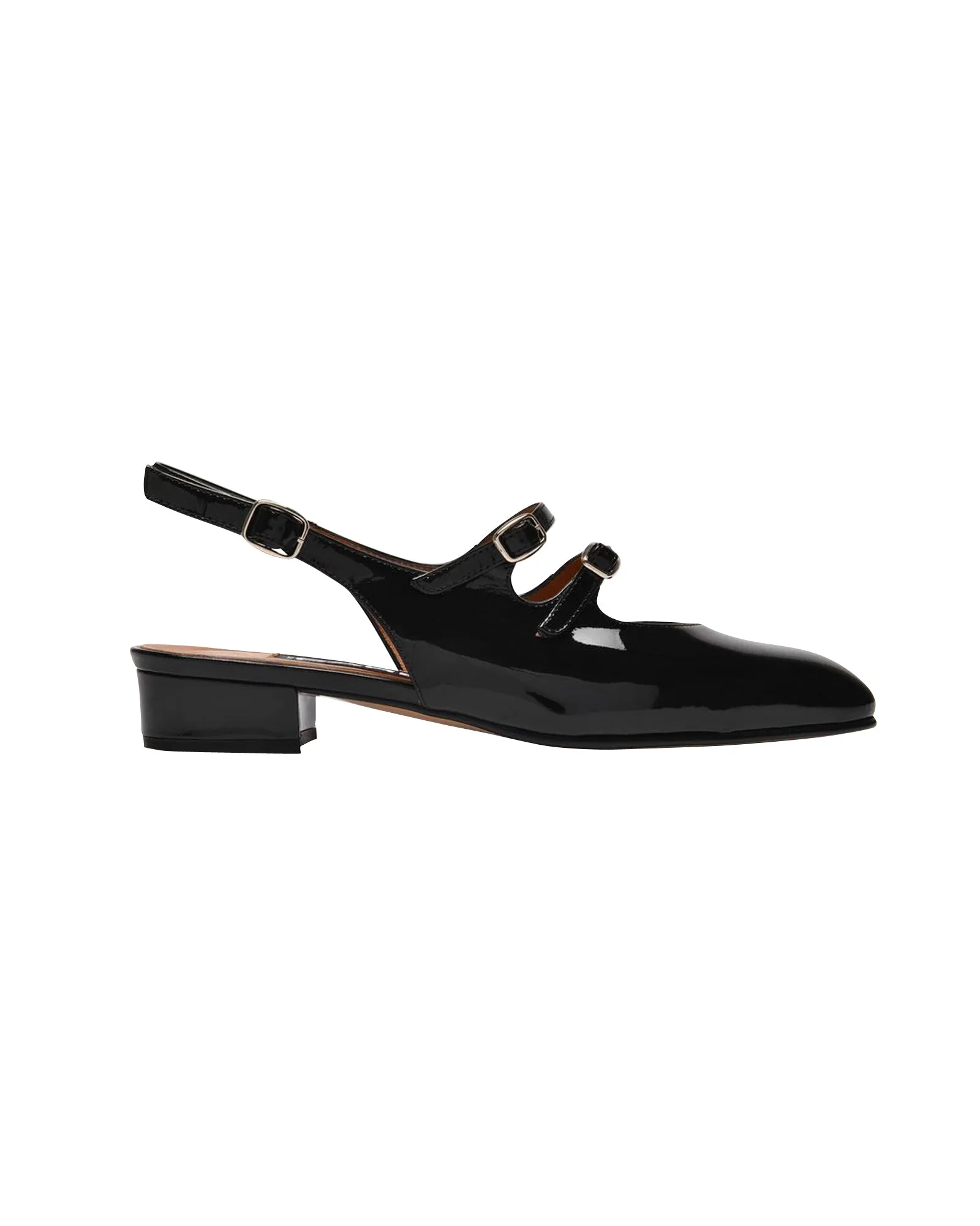 Peach-1324 Pumps - Carel - Black - Patent Leather