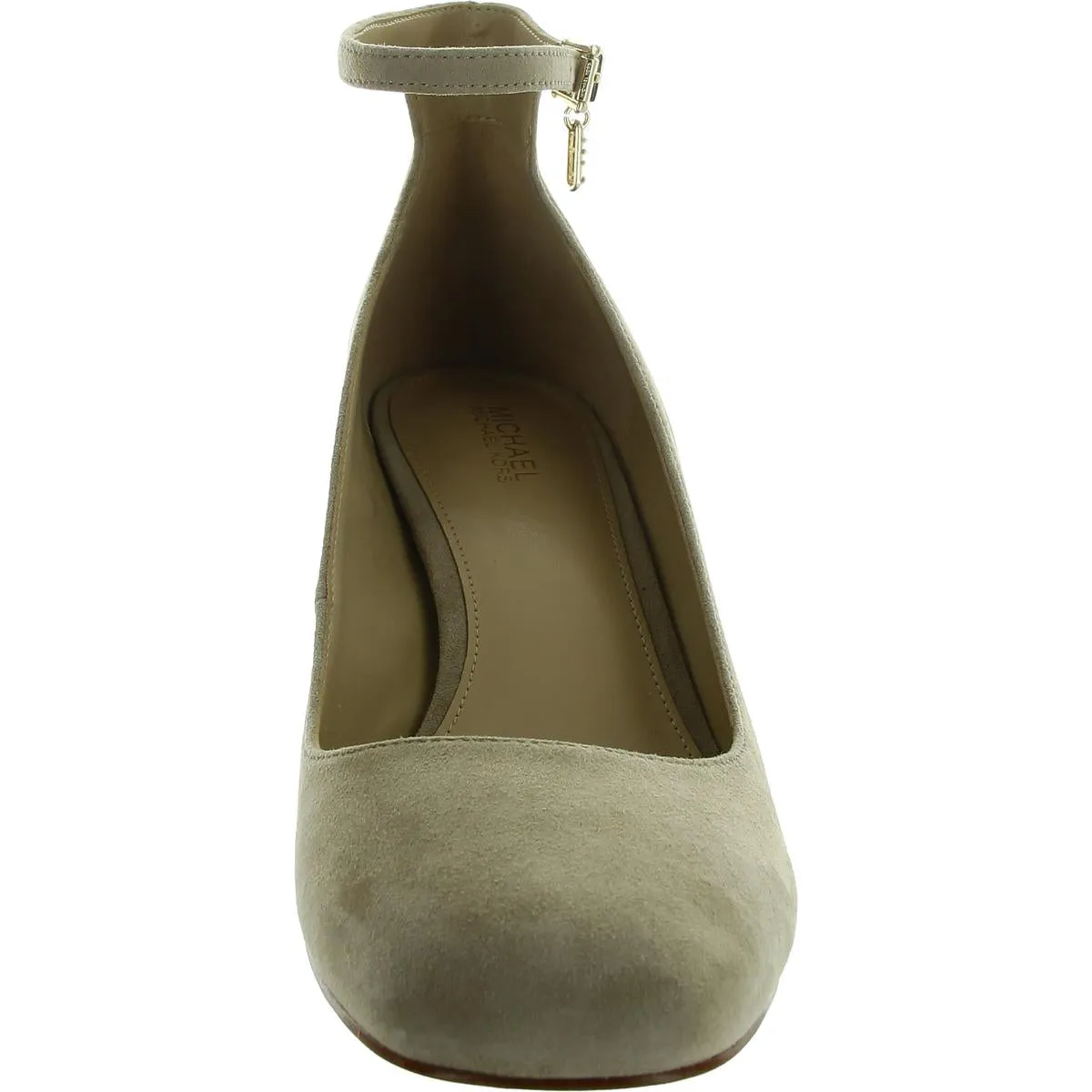 Perla Womens Buckle Suede Ankle Strap