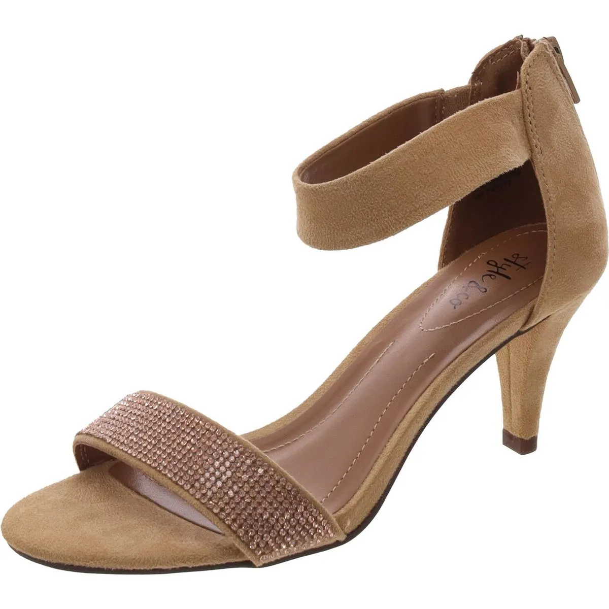 Phillyis Womens Metallic Embellished Pumps
