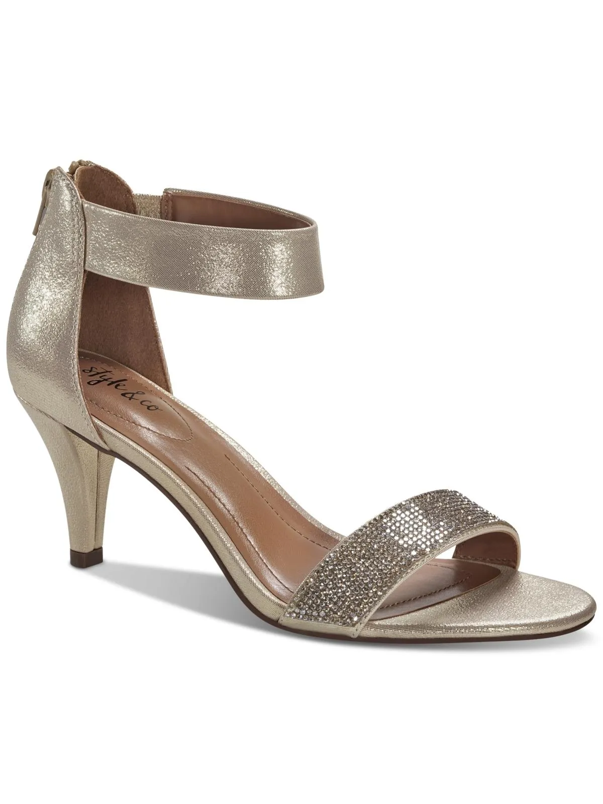 Phillyis Womens Metallic Embellished Pumps