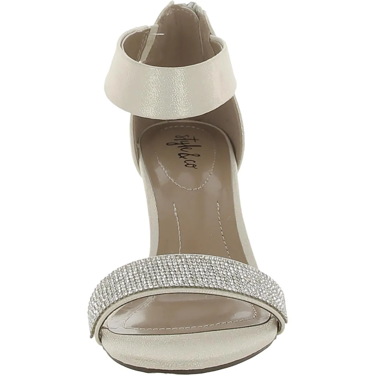 Phillyis Womens Metallic Embellished Pumps