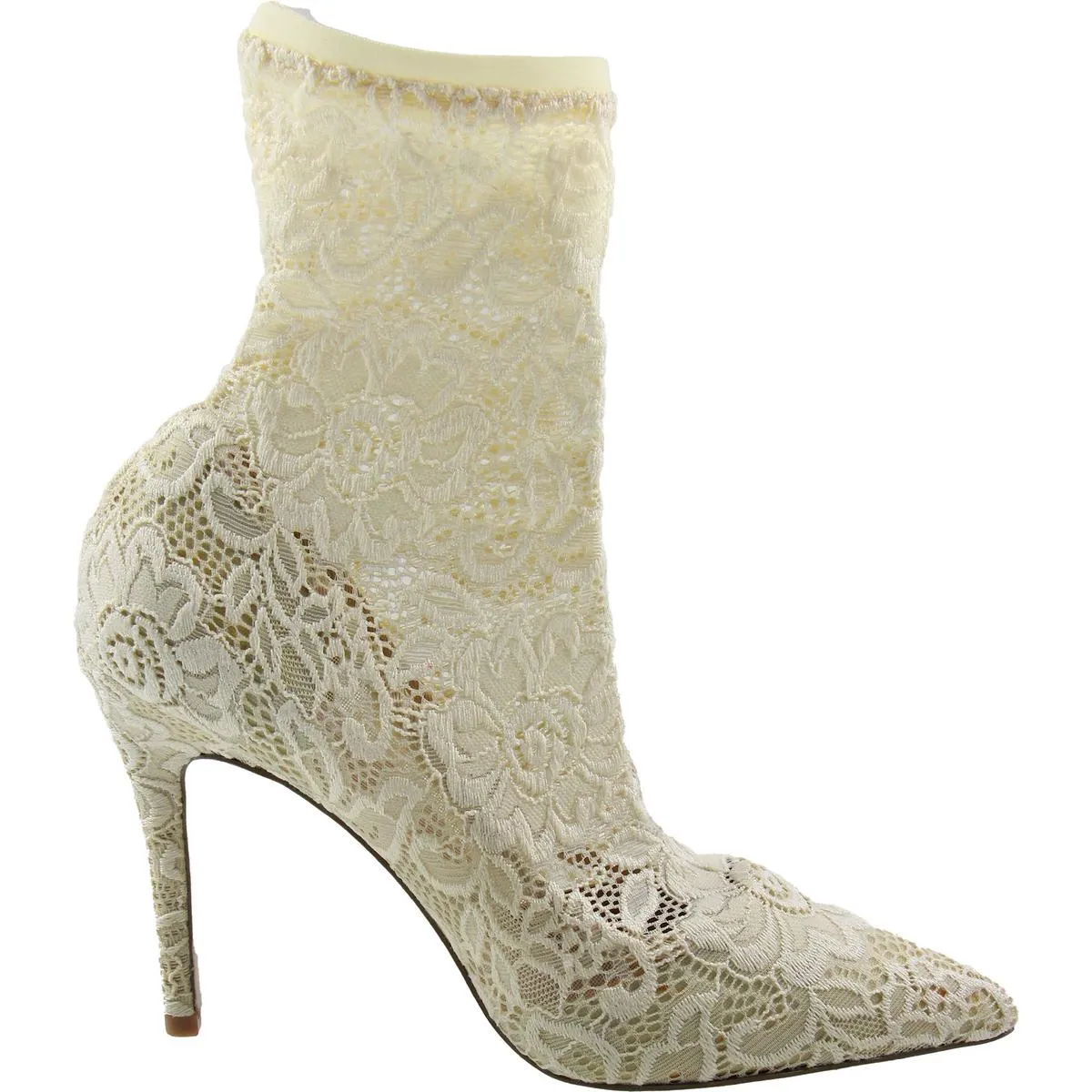 Player Womens Lace Slip On Pointed Toe Heels