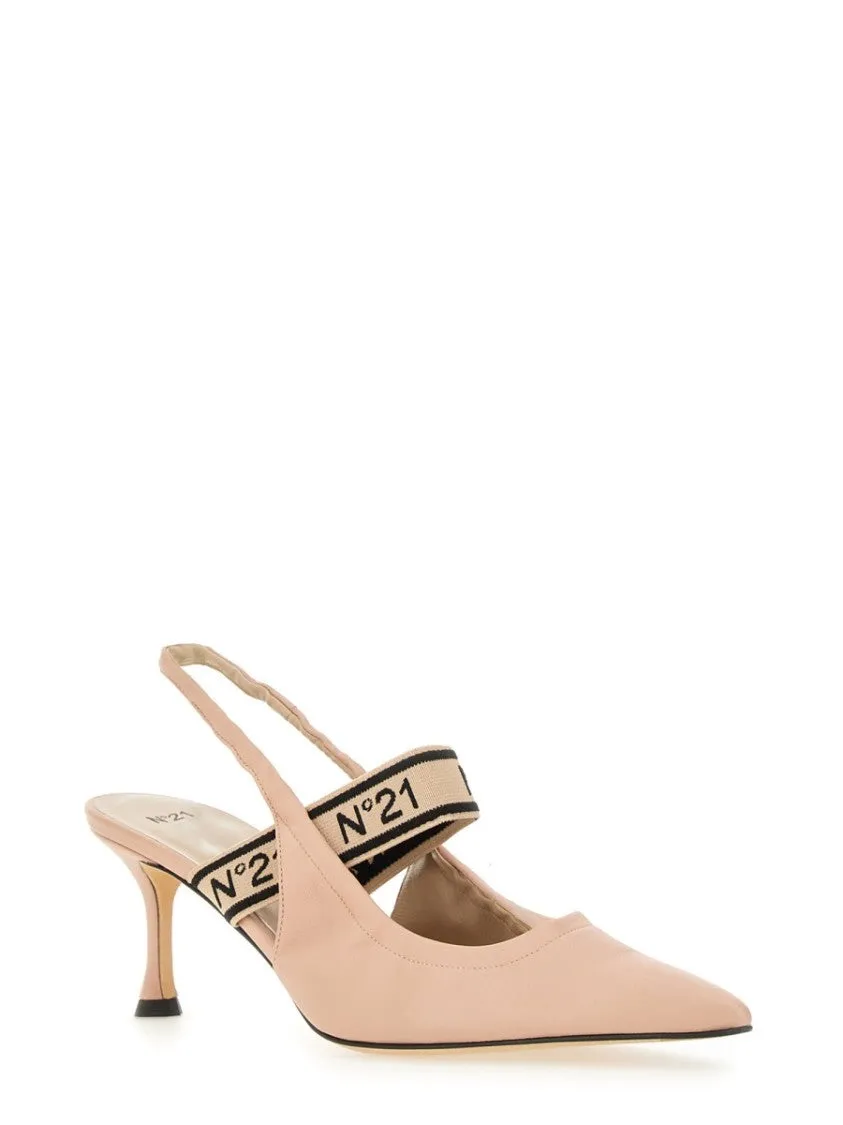 Pointed Toe Slingback Shoes