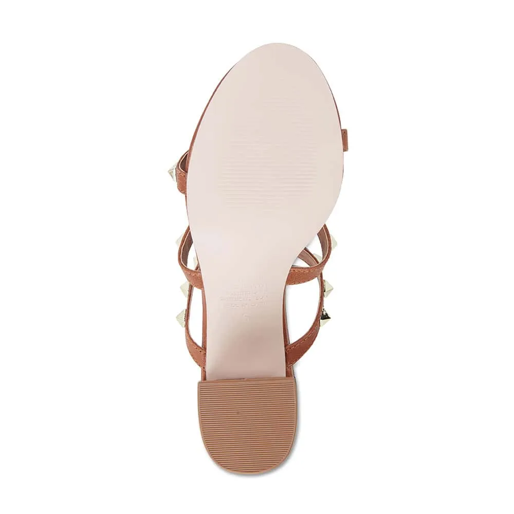 Portugal Heel in Tan Leather