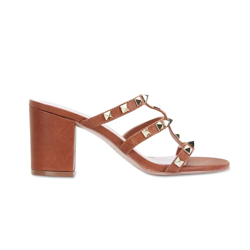 Portugal Heel in Tan Leather