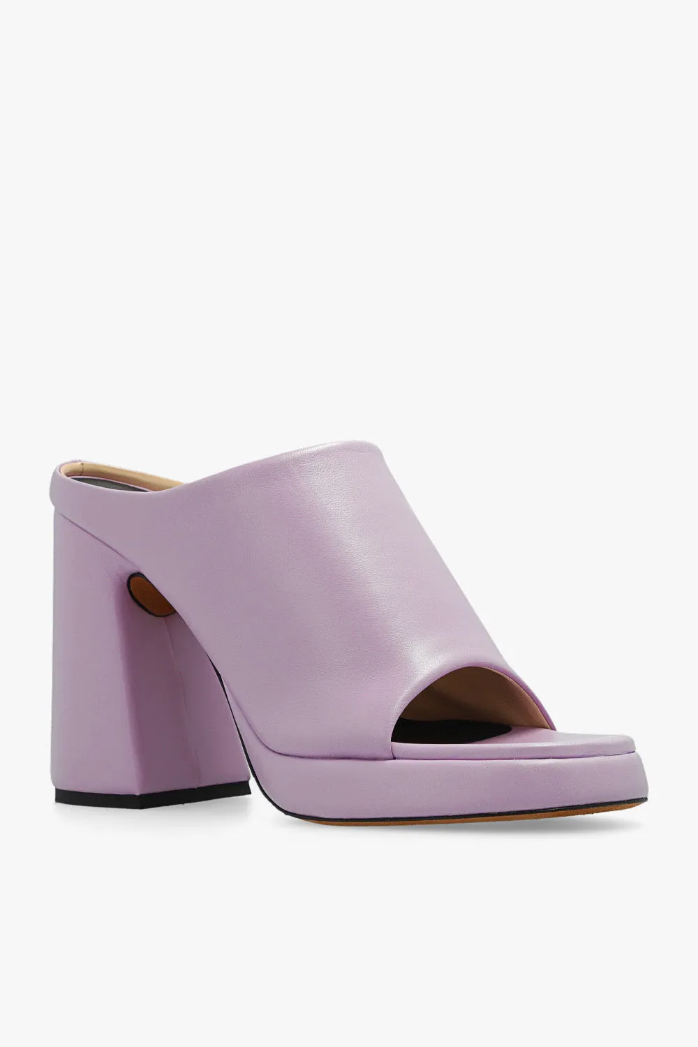 Proenza Schouler New Forma Light Purple Soft Leather Heel Shoes