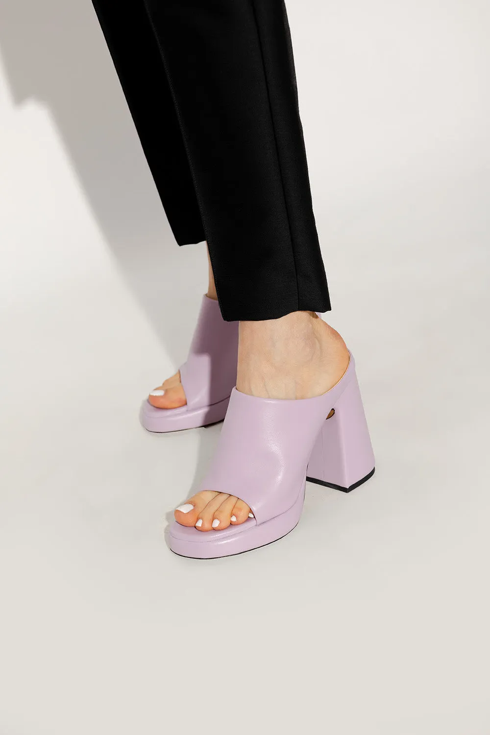 Proenza Schouler New Forma Light Purple Soft Leather Heel Shoes
