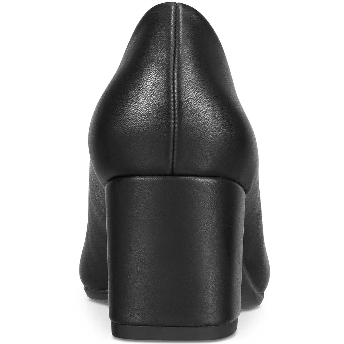 Proper Womens Faux Leather Block Heel Pumps