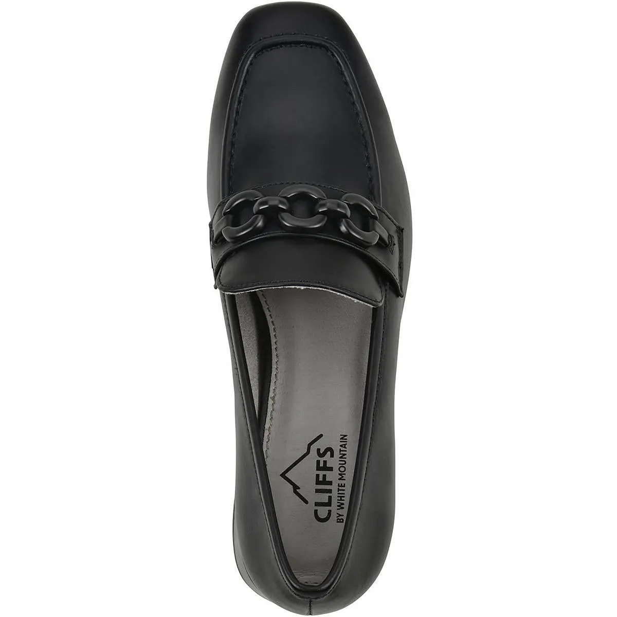 Quinbee Womens Padded Insole Slip On Loafer Heels