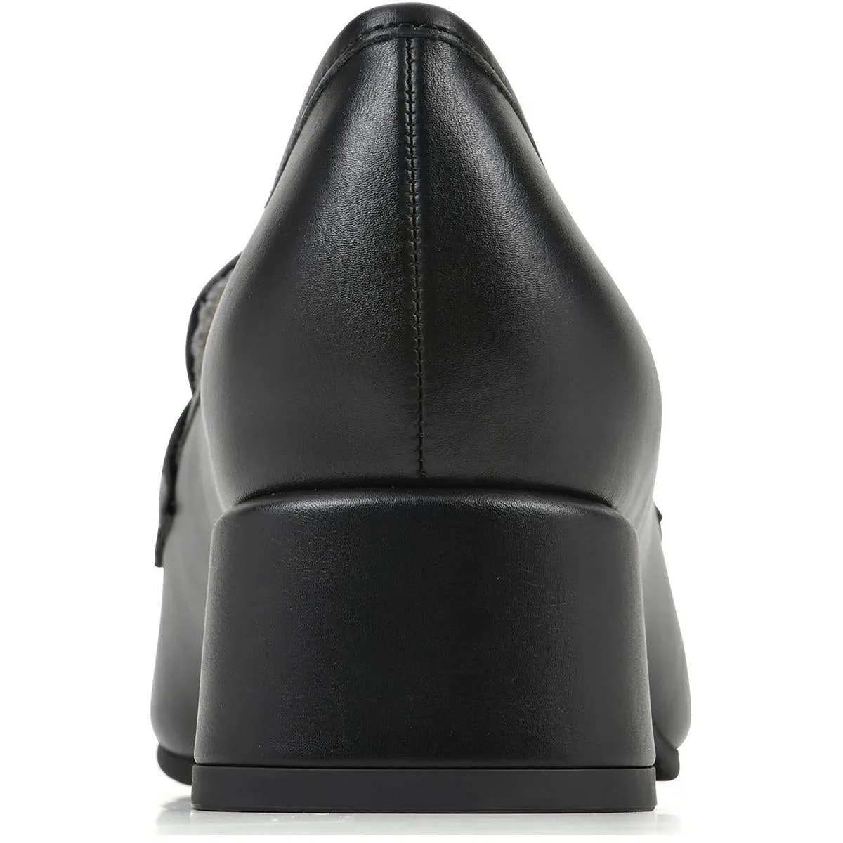 Quinbee Womens Padded Insole Slip On Loafer Heels