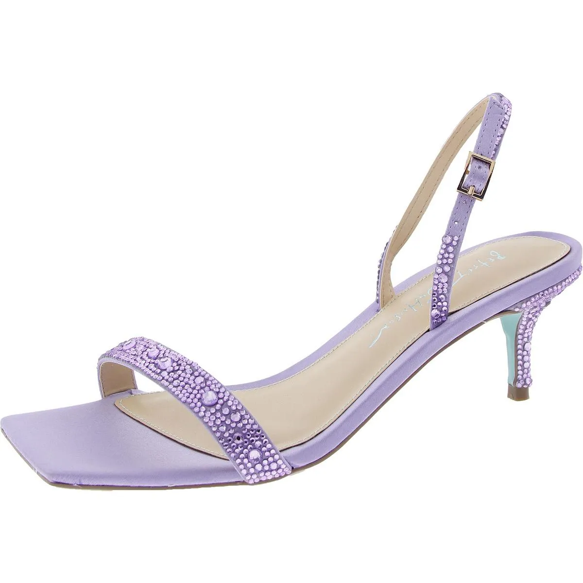Rebel Womens Satin Dressy Slingback Heels